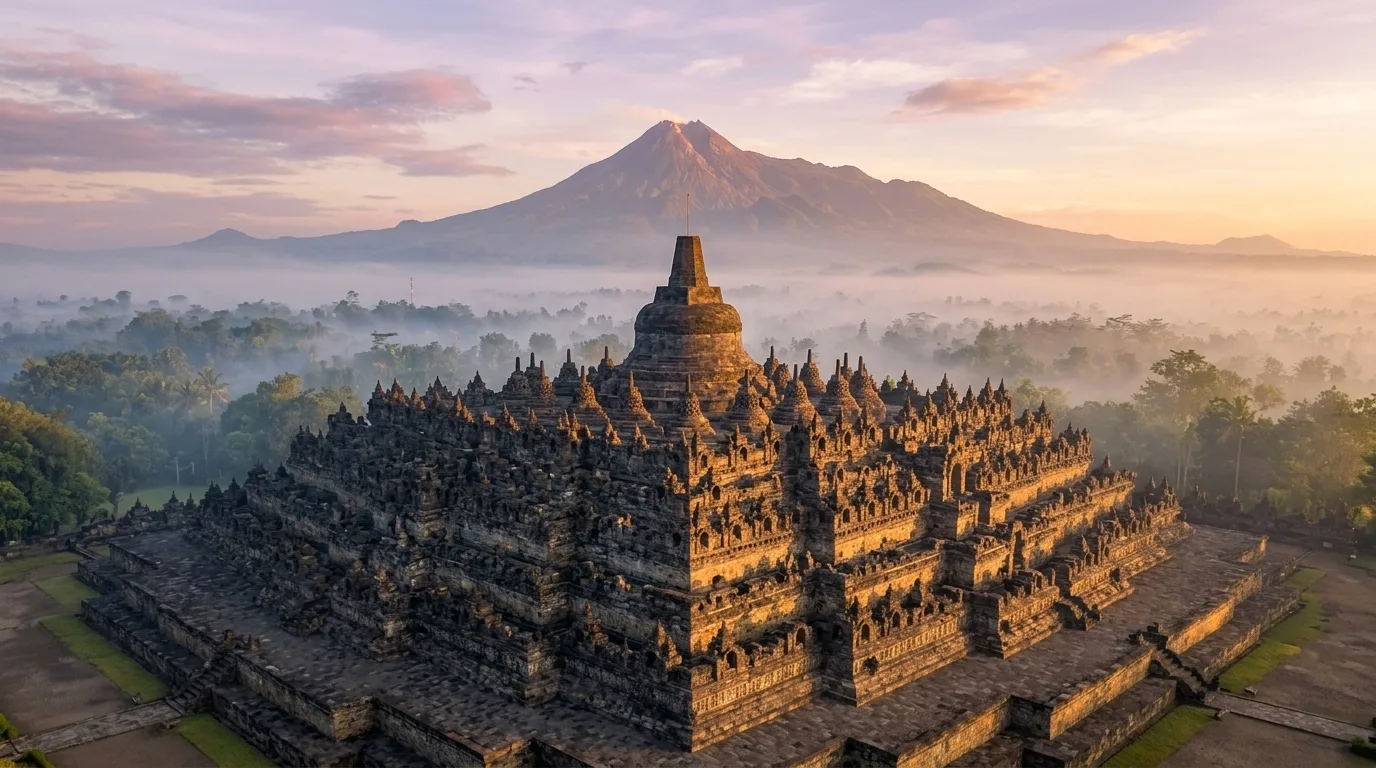 ボロブドゥール（Borobudur Temple Compounds）